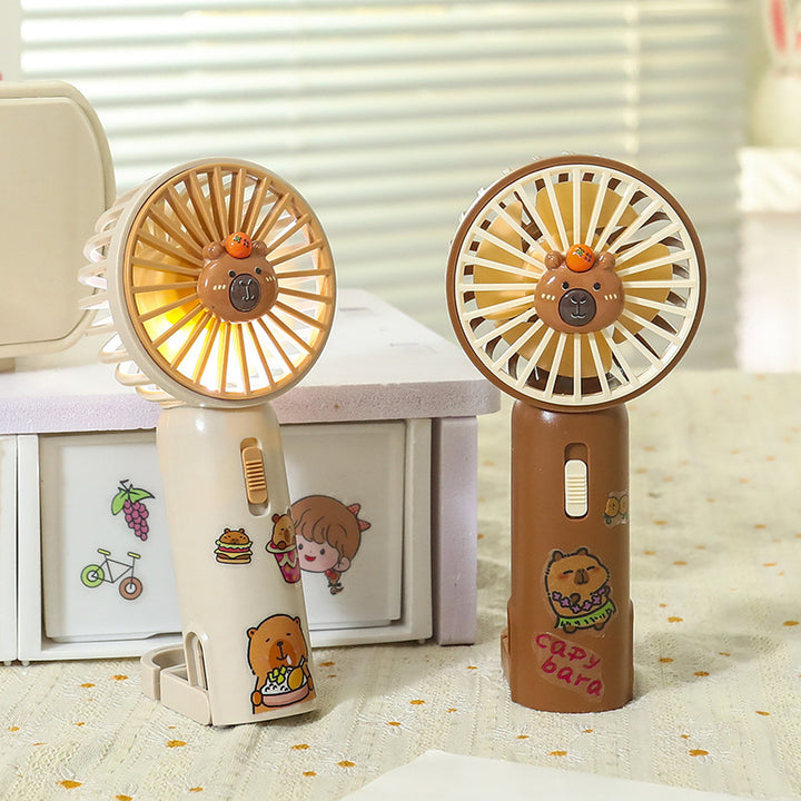 Damen Tragbarer Mini-Ventilator mit süßem Tierdesign Karnz