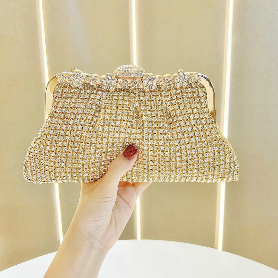Glitzernde Kristall-Clutch