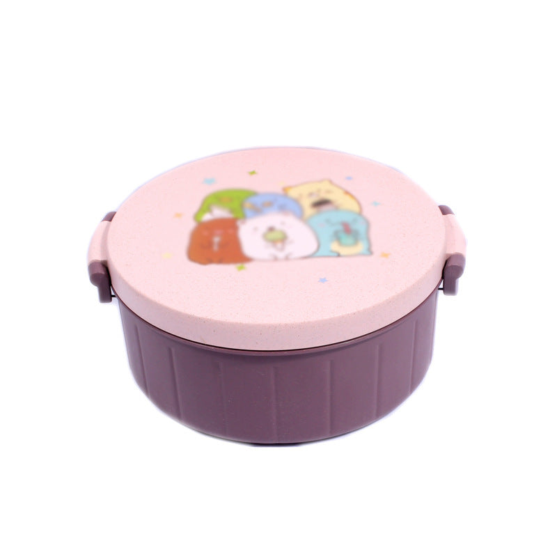 Süßer tierisch gestalteter Bento-Lunchbehälter