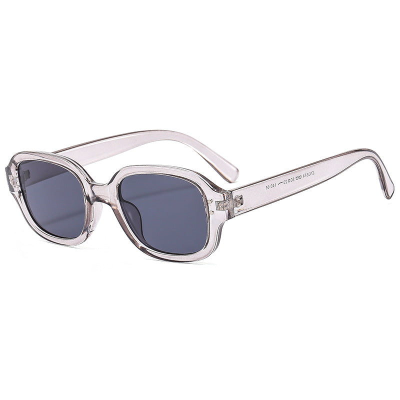 Damen Sonnenbrille mit modernem, transparentem Rahmen und UV-Schutz Karnz