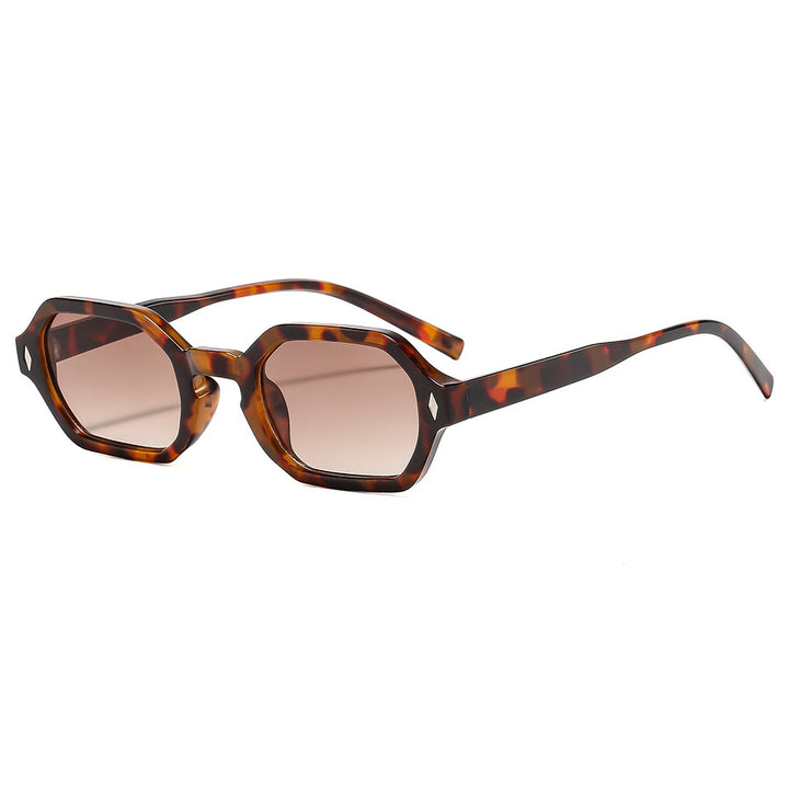 Damen stilvolle Sonnenbrille im modernen achteckigen Design mit UV-Schutz Karnz