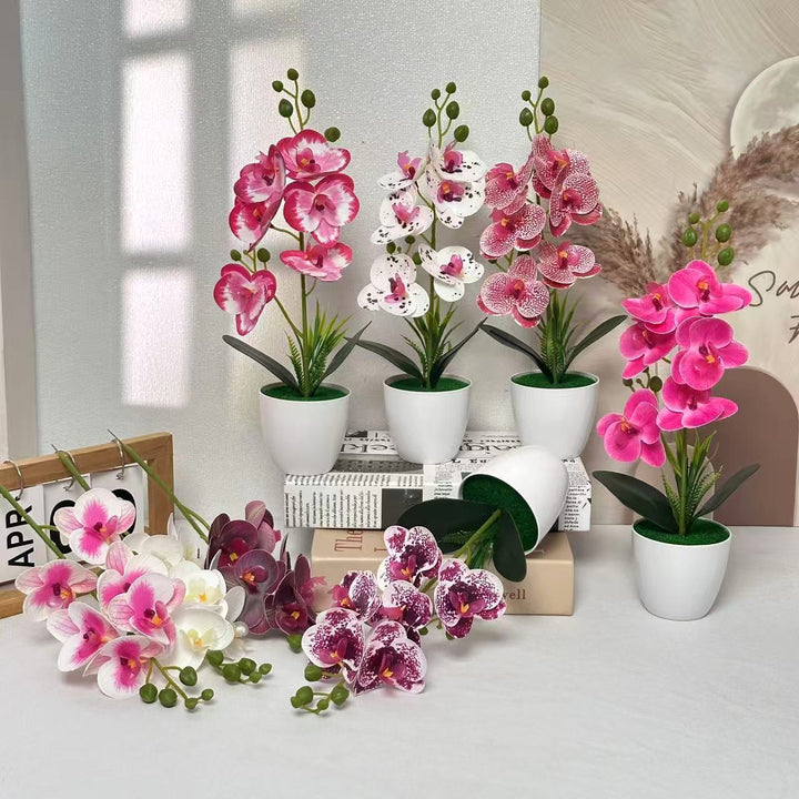Elegante künstliche Orchideenpflanze für die Wohnkultur