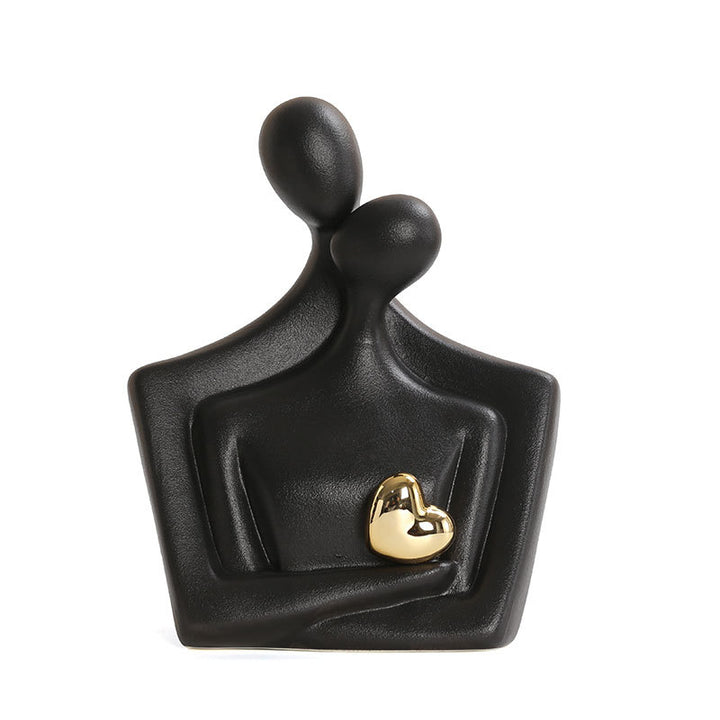 Moderne Familien-Skulptur Karnz