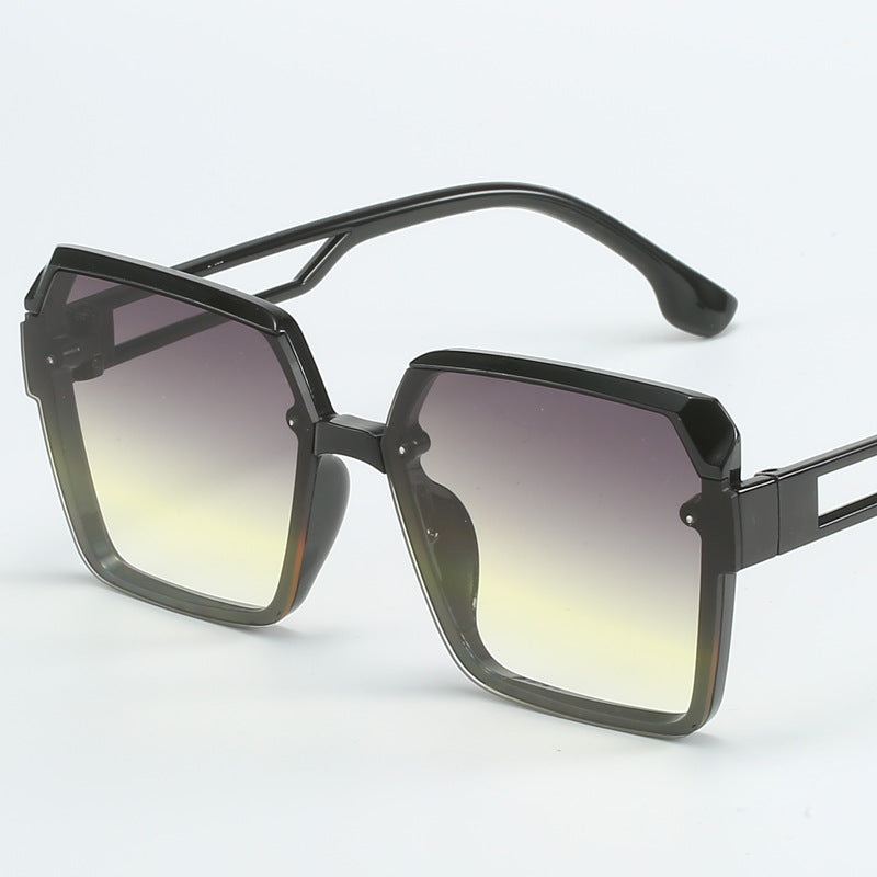 Damen modische quadratische Sonnenbrille mit filigranem Design Karnz