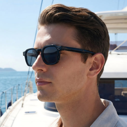 Trendige Übergroße Hexagon-Sonnenbrille Karnz