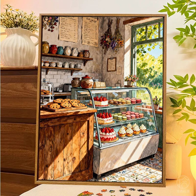 Bäckerei-Themen Dekorative Leinwandkunst Karnz