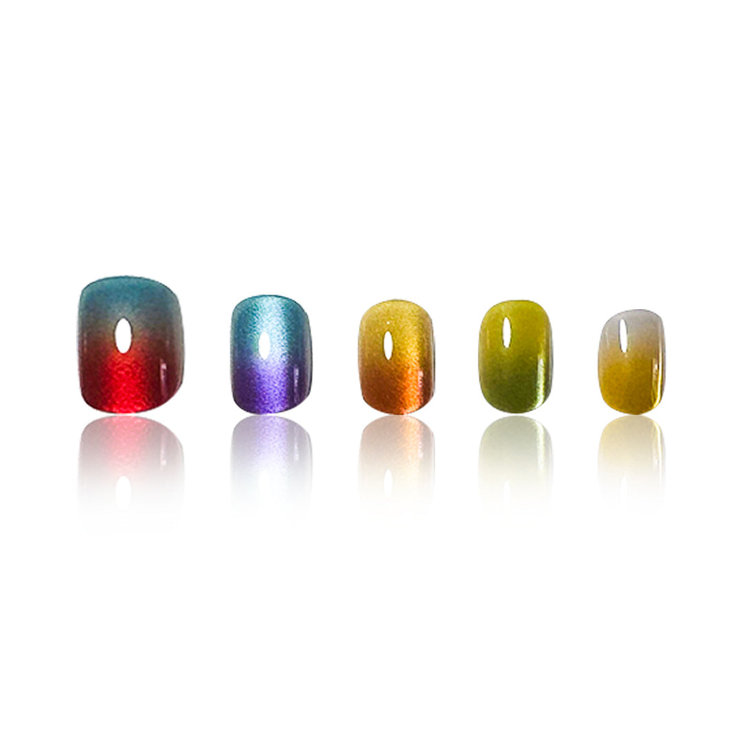 Iridescente Nagelkunstverlängerungen Karnz