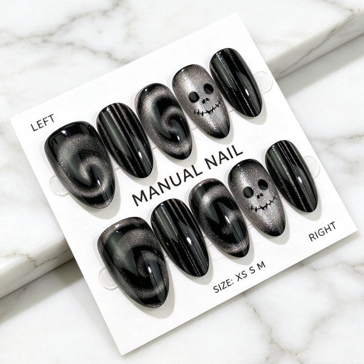 Gothic Themen Press-On Nagelkunst Set