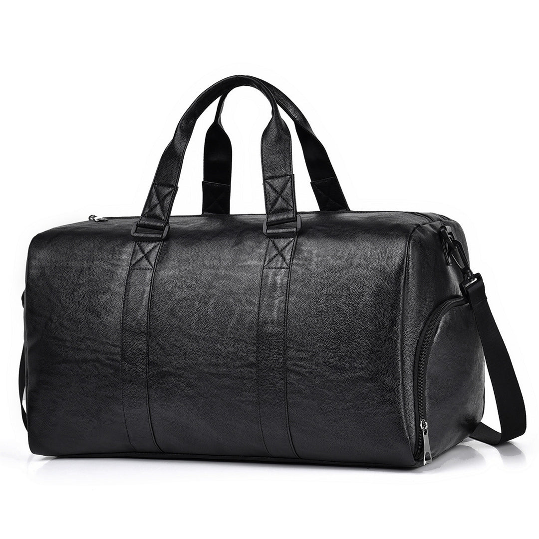 Reisetasche Aus Hochwertigem Leder mit Robusten Tragegriffen Karnz