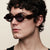 Damen Sonnenbrille im trendigen Retro-Design mit ovalen Gläsern Karnz
