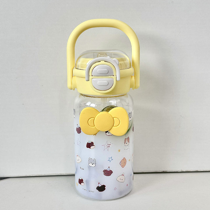 Damen Kindgerechte Trinkflasche mit fröhlichem Motiv Karnz
