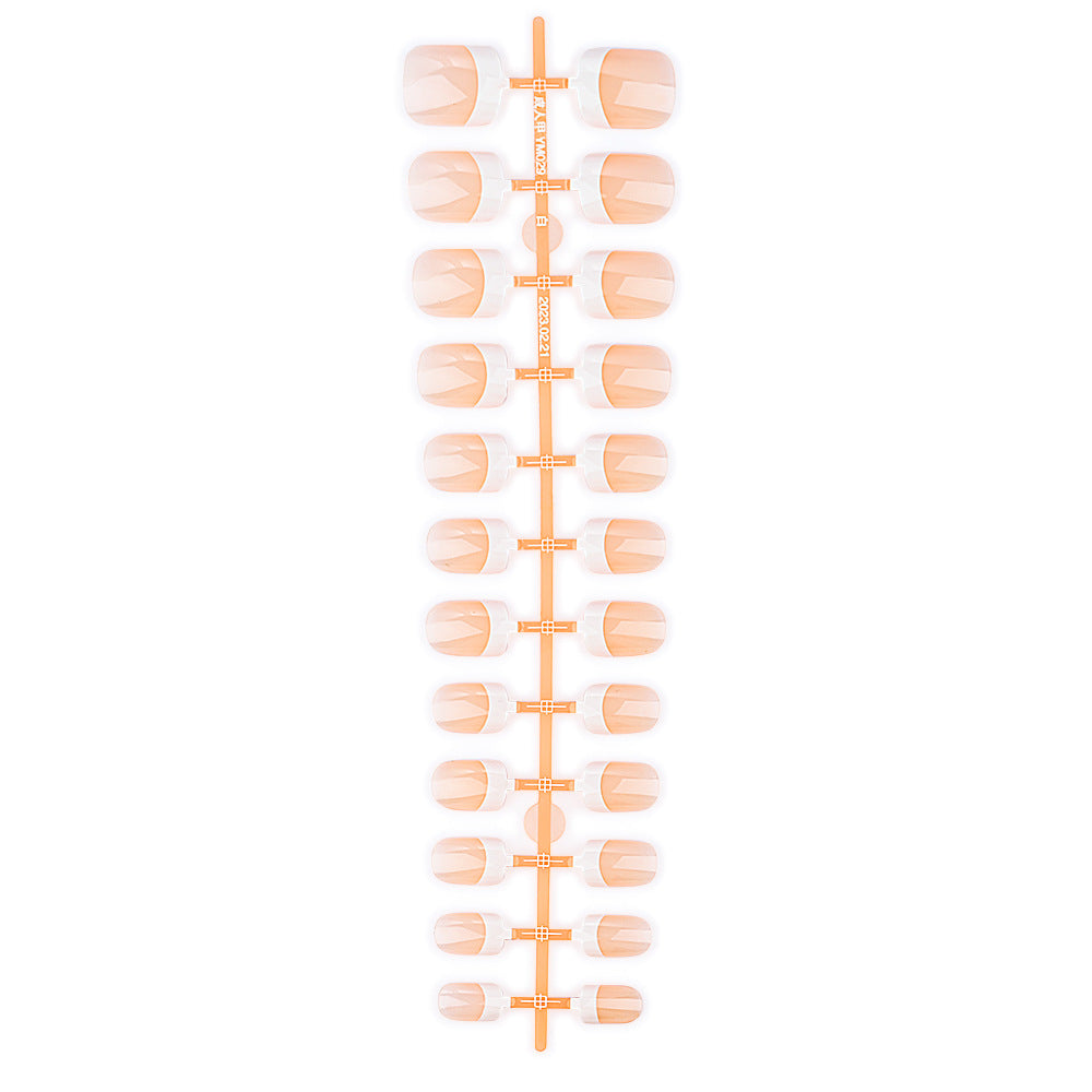 Elegante French Tip Press-On Nägel Karnz 1787228561
