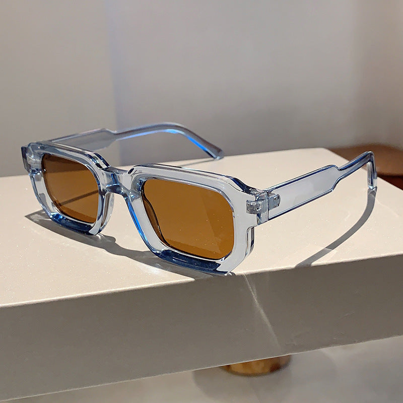 Damen moderne Sonnenbrille im innovativen Rechteckdesign Karnz