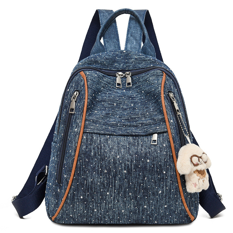 Casual Denim-Style Rucksack Karnz