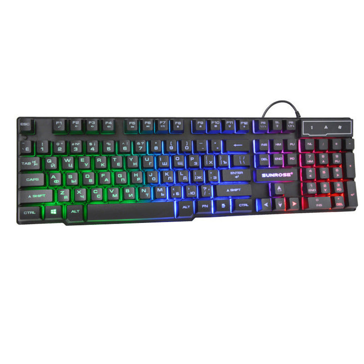 RGB-beleuchtete Gaming-Tastatur mit Präzisionsschaltern Karnz