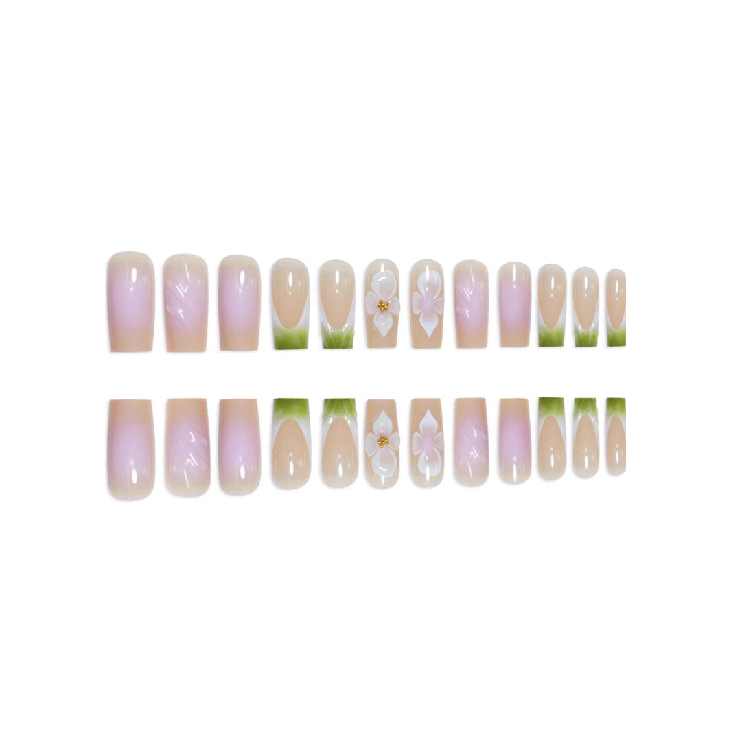 3D Floral Nail Art Extensions Karnz
