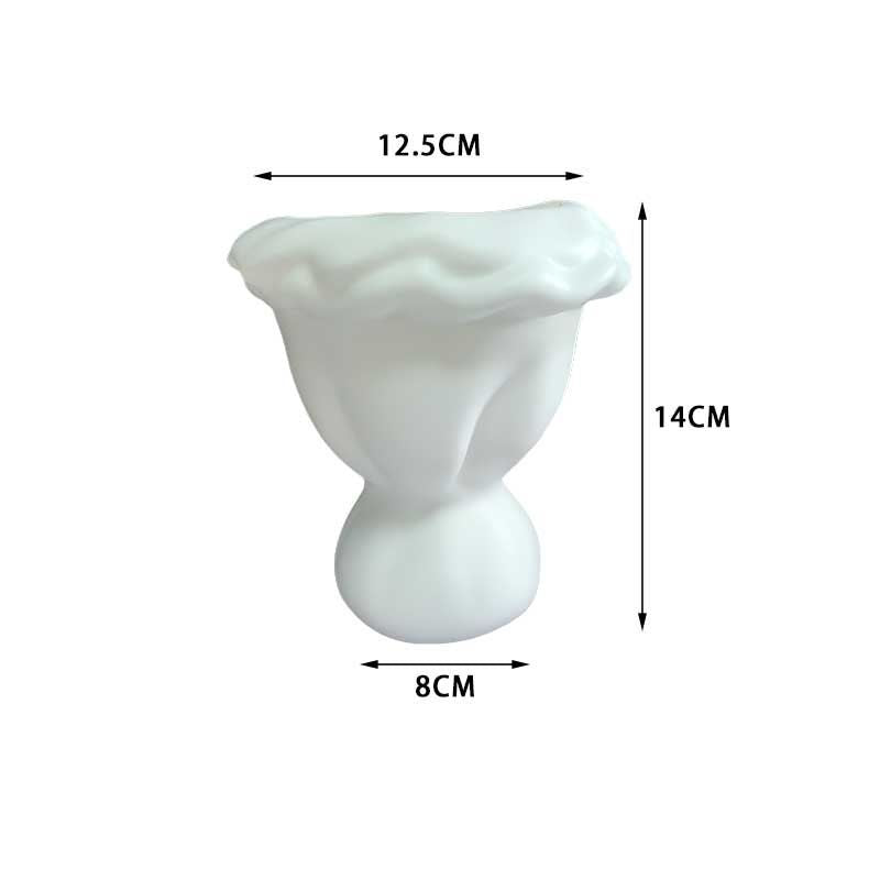 Elegant Moderner dekorativer Blumentopf Karnz
