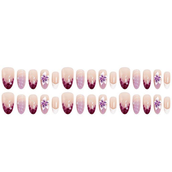 Floral Design Press-On Nail Set Karnz