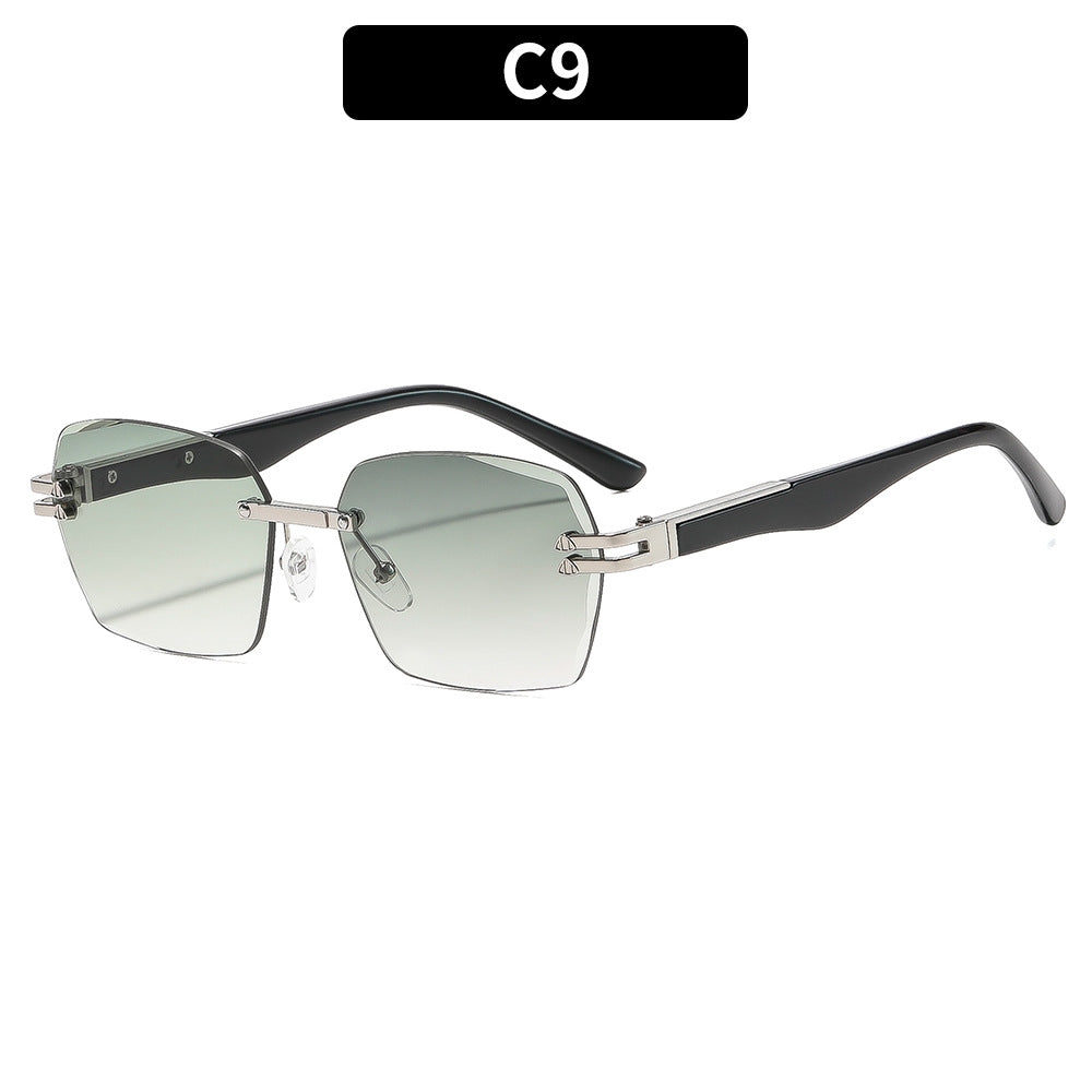 Moderne Eckige Sonnenbrille