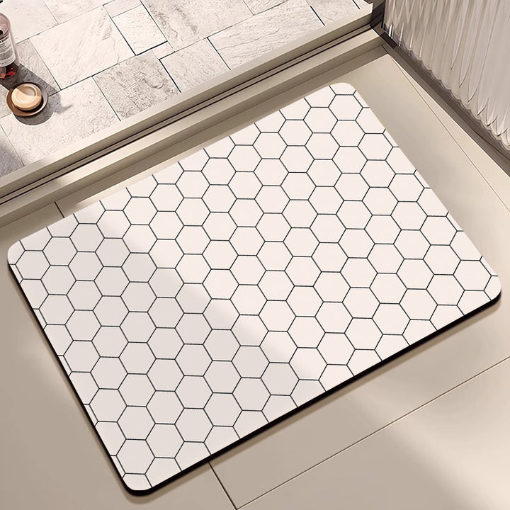 Geometrisches Muster dekorative Fußmatte Karnz