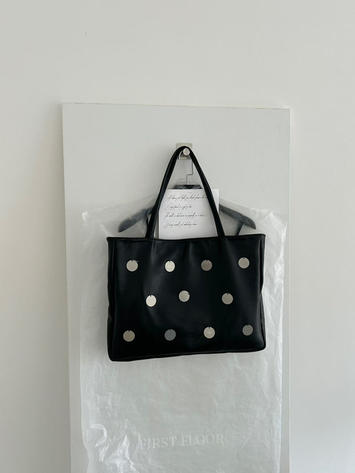 Dekorativer Polka-Dot-Shopper