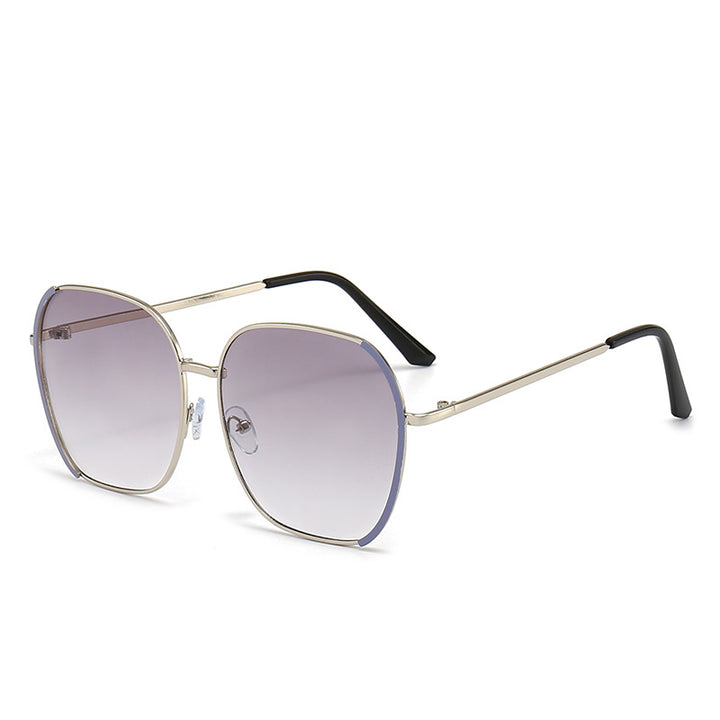 Moderne geometrische Rahmensonnenbrille