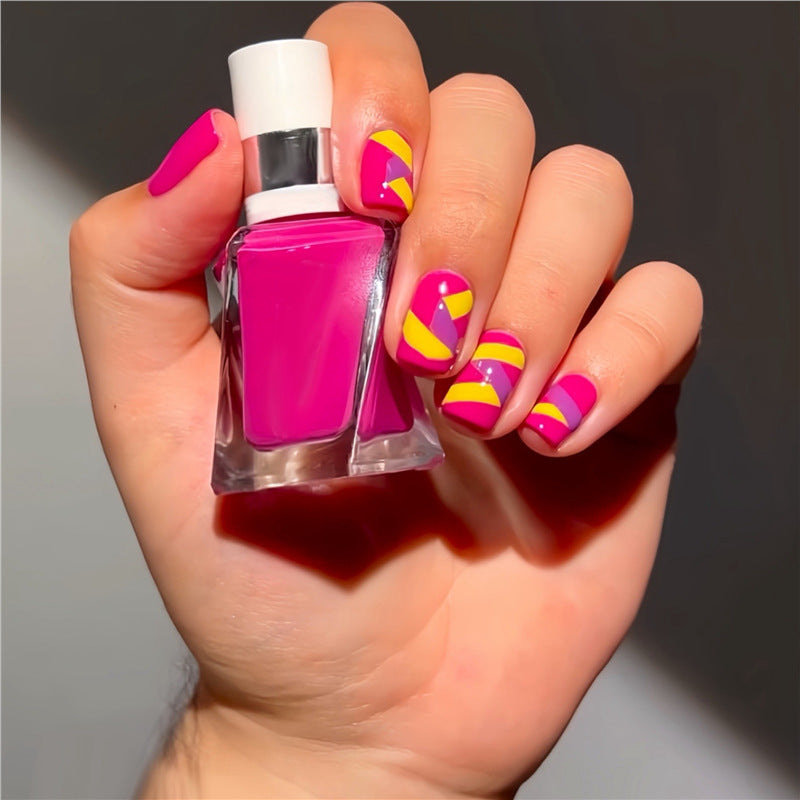 Vibrant Nail Art Press-On Set Karnz