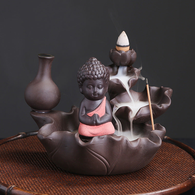 Buddha-Themen Lotus Räucherstäbchenhalter