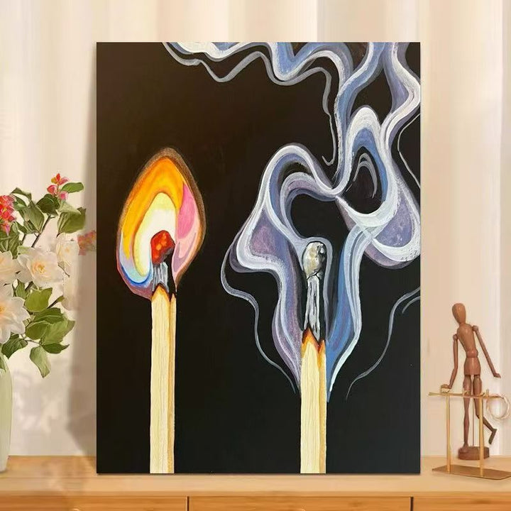 Abstract Smoke Art Print Karnz