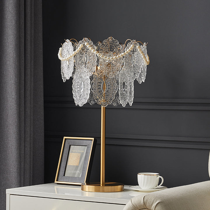 Dekorative Kristall Tischlampe