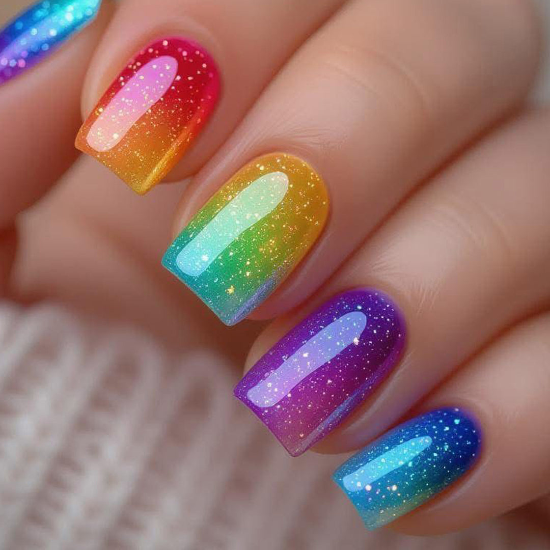 Gradient Glitter Nagelkunstset Karnz