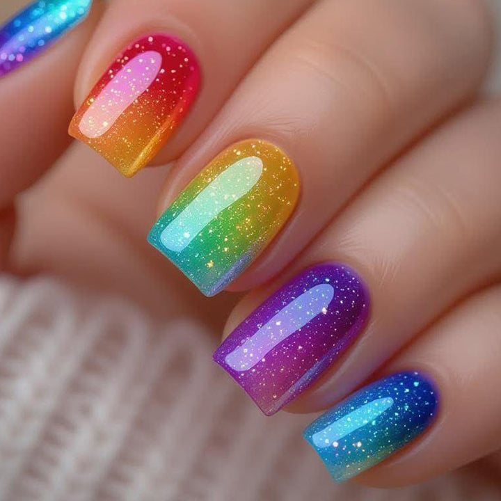 Gradient Glitter Nagelkunstset Karnz