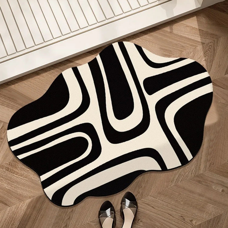 Abstraktes Design Teppich