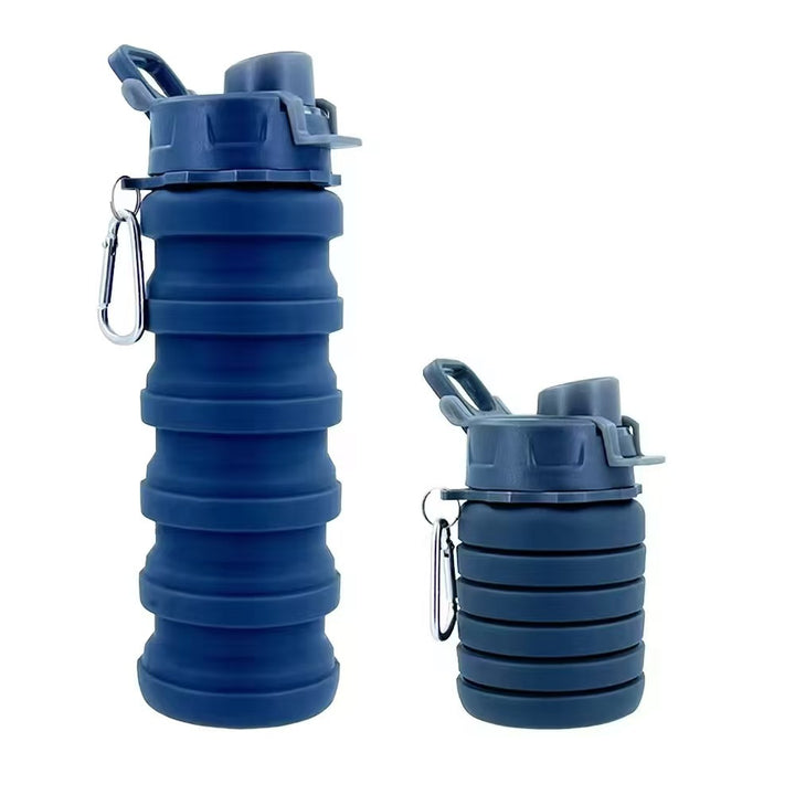 Damen zusammenfaltbare Silikon-Trinkflasche Karnz