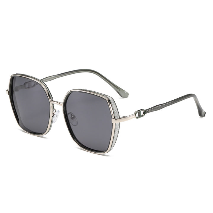 Damen modische quadratische Sonnenbrille Karnz