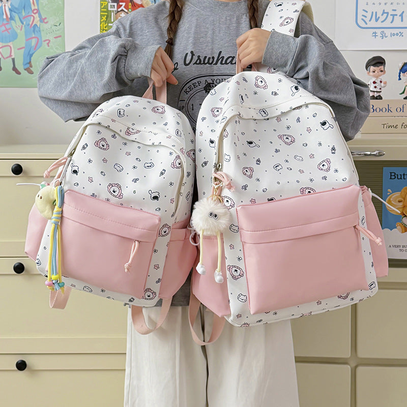 Verspielter Bunny Ohren Bedruckter Rucksack Karnz
