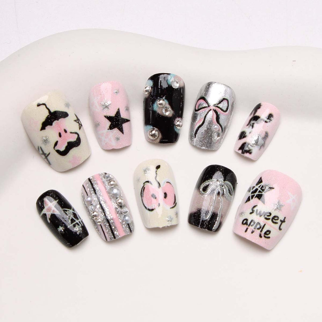 Artistic Press-On Nail Tips Set Karnz