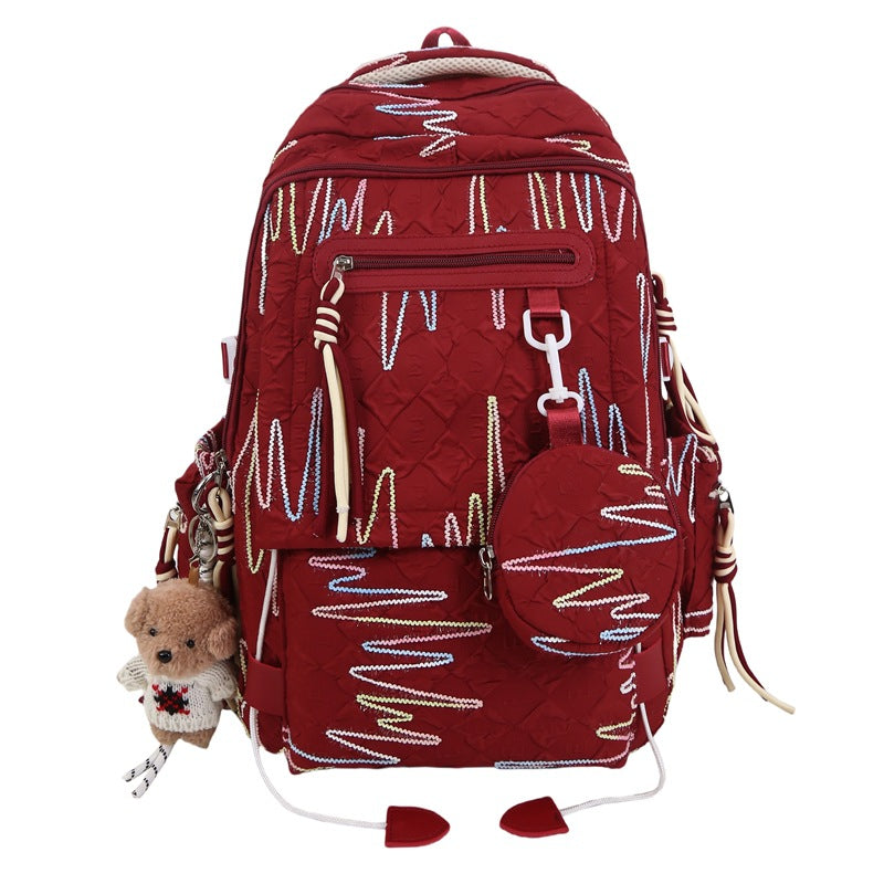 Trendiger bestickter Rucksack