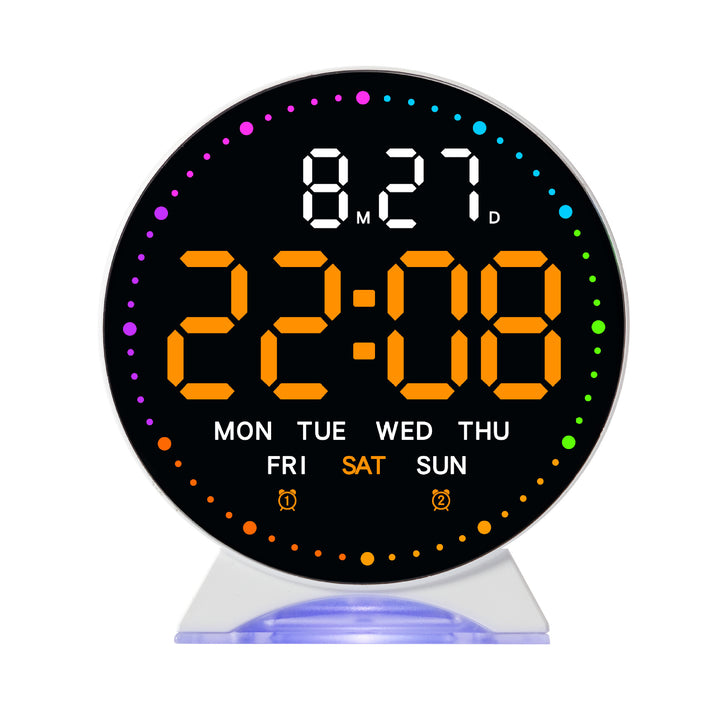 Digitaler Wecker mit Großer Led-Anzeige und Multifunktionalem Display Karnz
