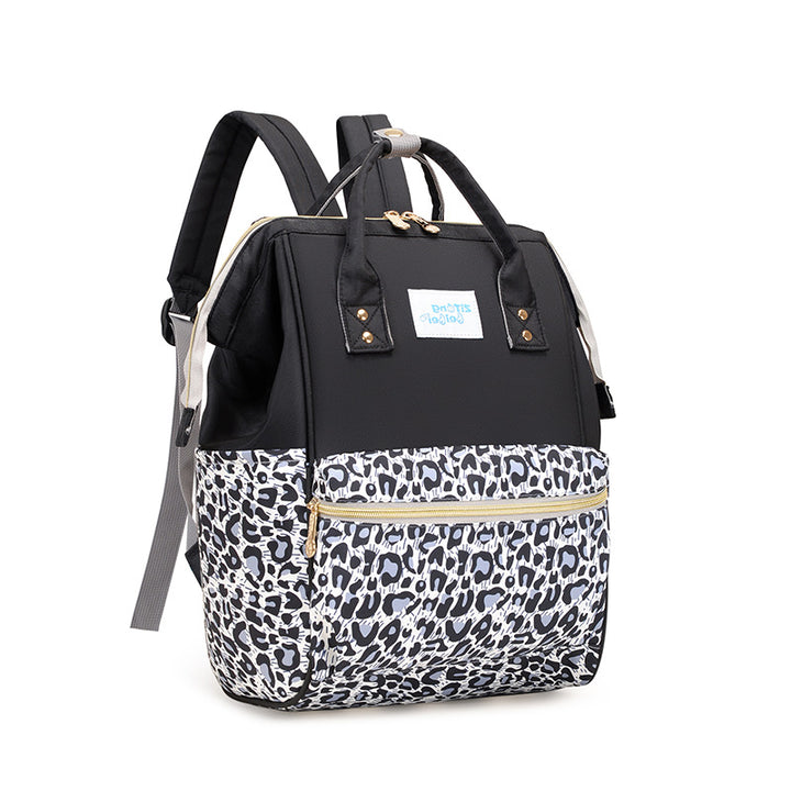Trendiger Tierdruck Wickelrucksack Karnz