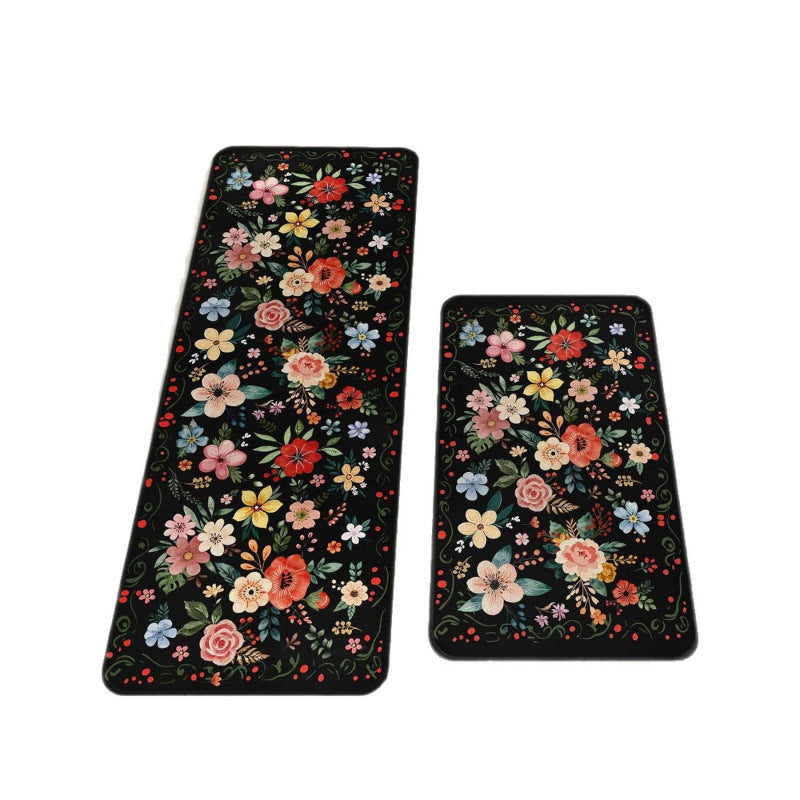 Florales Design Küchenläufermatte