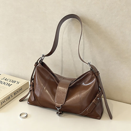 Chic Vegane Leder Schultertasche