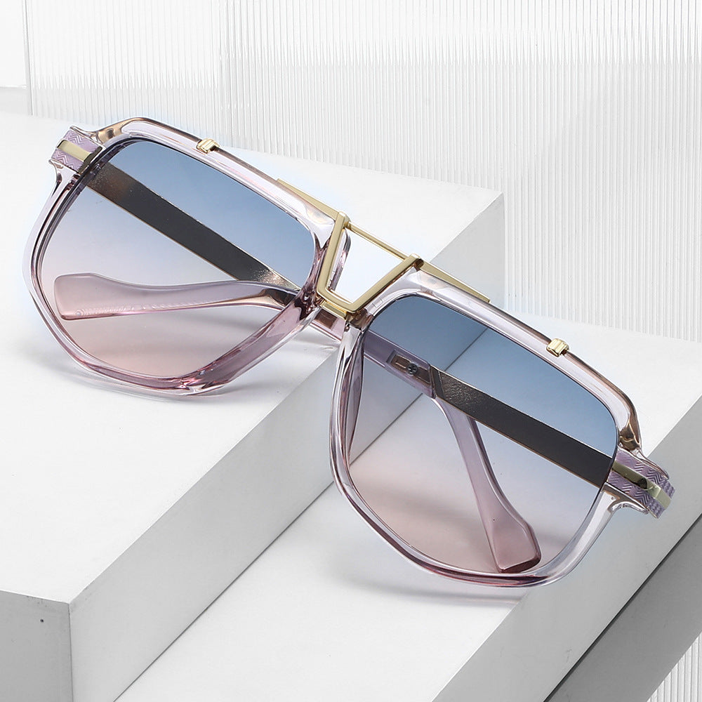 Chic Geometrische Quadratische Rahmen Sonnenbrille Karnz