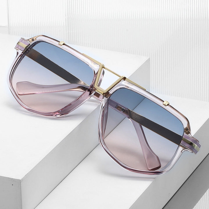 Chic Geometrische Quadratische Rahmen Sonnenbrille Karnz