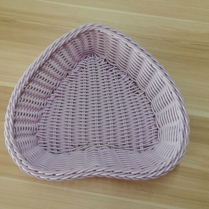 Dekoratives Rattan Aufbewahrungstablett Karnz