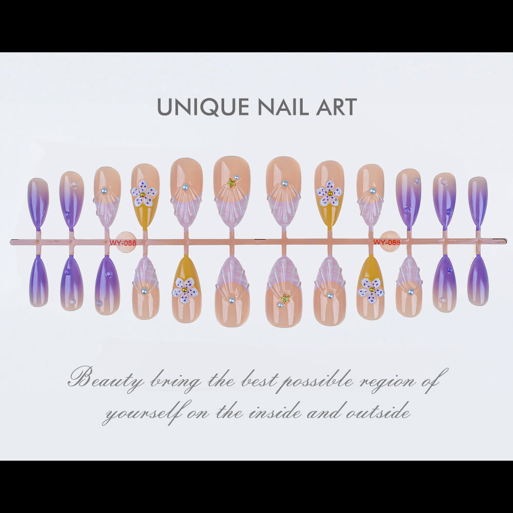 Luxe Dekorative Druck-Nagelkollektion Karnz