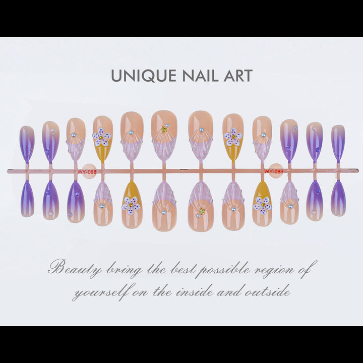 Luxe Dekorative Druck-Nagelkollektion Karnz