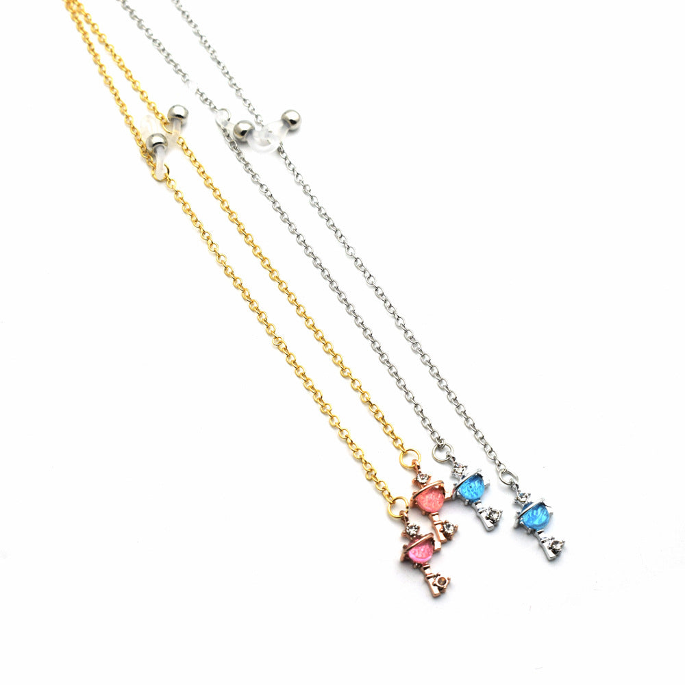 Elegante Zweifarbige Brillenkette Karnz