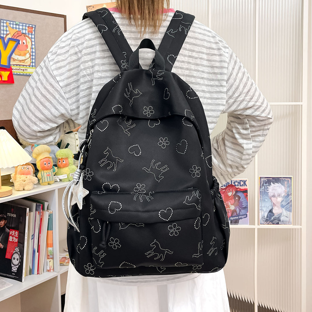 Haltbares Grafikdruck-Rucksack Karnz