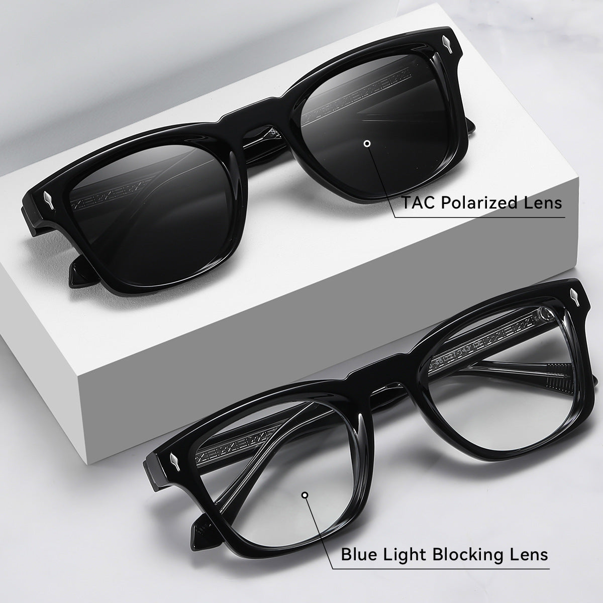 Damen modische Sonnenbrille im eleganten Schildpatt-Design Karnz